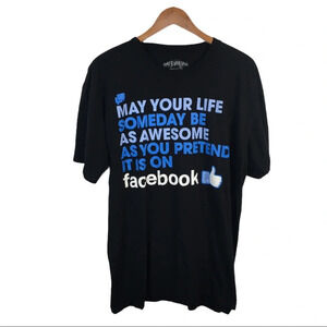 TS712 Funny Facebook Social Media Humor Shirt XXL